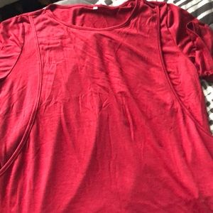 Red nursing top